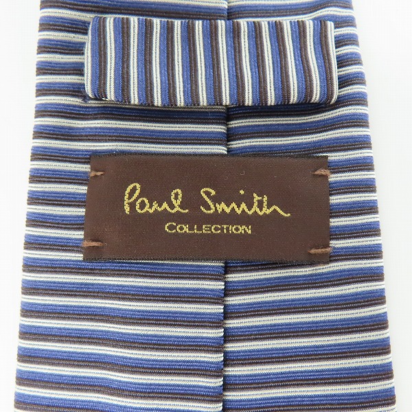 実際に弊社で買取させて頂いたPaul Smith/ポールスミス シルク100% ストライプ柄 ネクタイ/マルチカラーの画像 3枚目