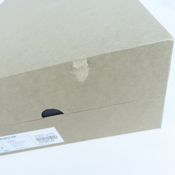 実際に弊社で買取させて頂いたY-3/ワイスリー SUPERSTAR/スーパースター レザースニーカー IE3237/26.5の画像 9枚目