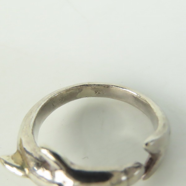 実際に弊社で買取させて頂いたHOLLYWOOD RANCH MARKET/ハリウッドランチマーケット ドルフィン/イルカ リング 17号の画像 6枚目