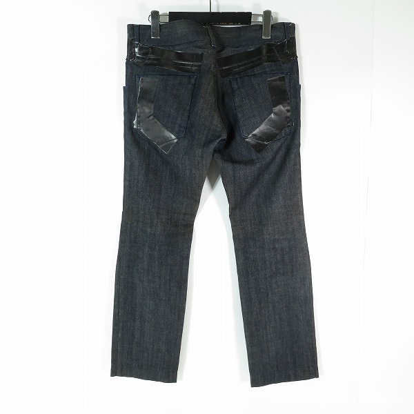実際に弊社で買取させて頂いたDOLCE&GABBANA/ドルチェ&ガッバーナ 14 GOLD ブラックテープ デニムパンツ G33CLD/G8A40/46の画像 1枚目