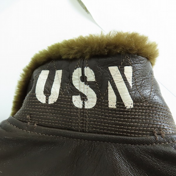 実際に弊社で買取させて頂いたTHE REAL McCOY’s/ザリアルマッコイズ G-1フライトジャケット 55J14/34の画像 4枚目