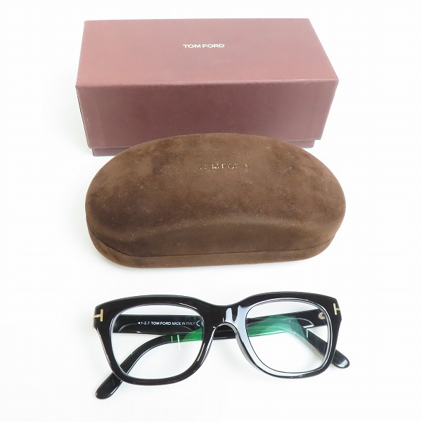 実際に弊社で買取させて頂いたTOM FORD/トムフォード ウェリントン アジアンフィット メガネフレーム TF5178-Fの画像 9枚目