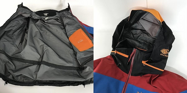 実際に弊社で買取させて頂いたARC'TERYX BEAMS/アークテリクス×ビームス 35th Theta SV Jacket アークテリクス シータSV マウンテンパーカー Sの画像 6枚目