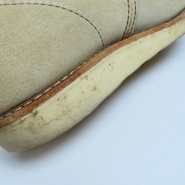 実際に弊社で買取させて頂いたRED WING/レッドウイング クラシックプレーントゥ ブーツ 8167/7Eの画像 6枚目