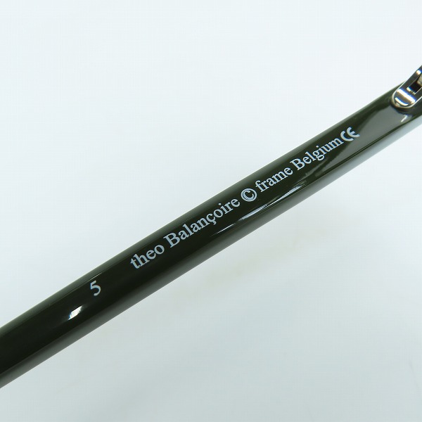 実際に弊社で買取させて頂いたTHEO/テオ Balancoire/ブランコワール ボストン型 メガネフレーム/アイウェアの画像 6枚目