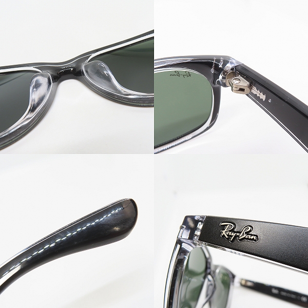 実際に弊社で買取させて頂いたRay-Ban/レイバン NEW WAYFARER ニューウェイファーラー サングラス/アイウエア RB2132-F 6052の画像 6枚目