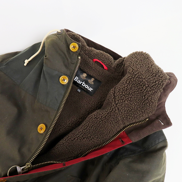 実際に弊社で買取させて頂いたBarbour/バブアー GAME PARKA/ゲームパーカー MWX0698OL71/XXLの画像 2枚目