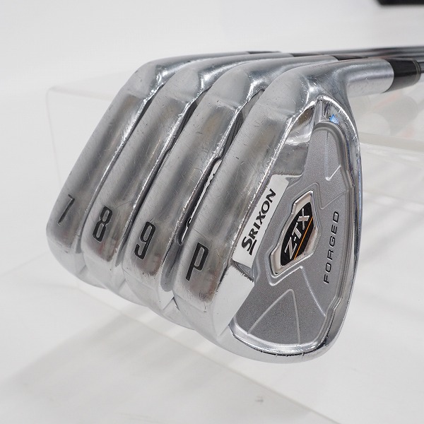 実際に弊社で買取させて頂いたDUNLOP/ダンロップ SRIXON/スリクソン Z-TX FORGED フォージド アイアン #7～9,Pw 4本セット Dynamic Gold FLEX:S200