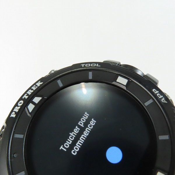 実際に弊社で買取させて頂いたCASIO/カシオ PRO TREK Smart アウトドアウォッチ/腕時計 ブラック WSD-F20-BKの画像 4枚目