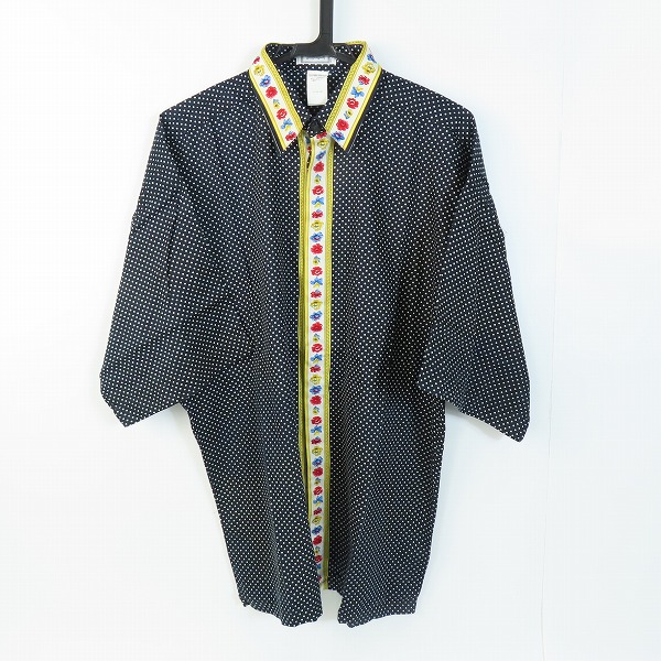 実際に弊社で買取させて頂いたVERSACE/ヴェルサーチ ドット柄シャツ/46