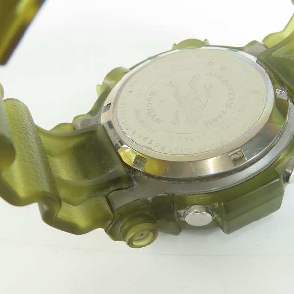 実際に弊社で買取させて頂いたG-SHOCK/G-ショック FROGMAN/フロッグマン '99 Master of G DW-8200MSU-8T【動作未確認】の画像 5枚目