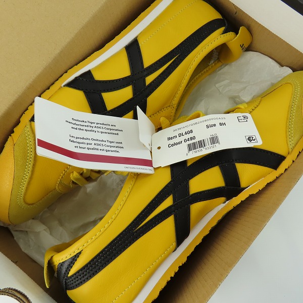 実際に弊社で買取させて頂いた【未使用】Onitsuka Tiger/オニツカタイガー MEXICO 66 メキシコ66 スニーカー DL408 0490 26.5の画像 7枚目