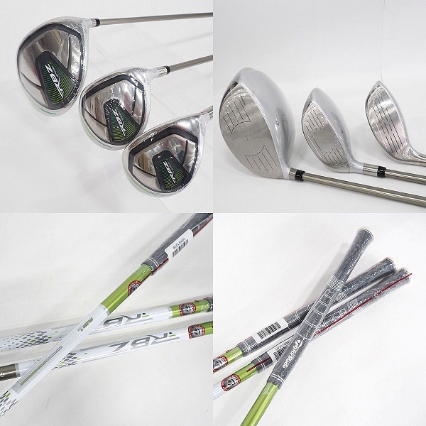実際に弊社で買取させて頂いた【未使用】TaylorMade/テーラーメイド RBZ SPEEDLITE レディース ゴルフクラブ9本セット FLEX:L キャディバッグ付きの画像 1枚目