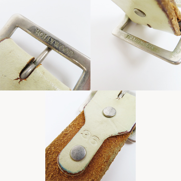 実際に弊社で買取させて頂いたHollywood Trading Company /HTC/エイチティーシー ひょうたんスタッズ ベルトの画像 3枚目
