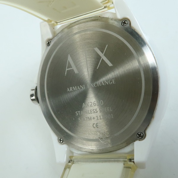 実際に弊社で買取させて頂いたARMANI EXCHANGE/アルマーニエクスチェンジ 腕時計 AX2630【動作未確認】の画像 3枚目
