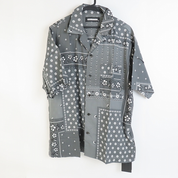 実際に弊社で買取させて頂いた【未使用】NEIGHBORHOOD/ネイバーフッド 22SS BANDANA CHOPPED / C-SHIRT 半袖シャツ 221TSNH-SHM05 4