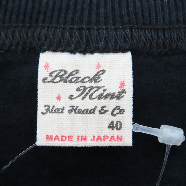 実際に弊社で買取させて頂いた【未使用】THE FLAT HEAD/フラットヘッド ロゴデザイン  ヘンリーネック 40の画像 2枚目