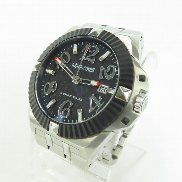実際に弊社で買取させて頂いたroberto cavalli by FRANCK MULLER/ロベルト カヴァリ バイ フランク ミュラー 腕時計 RV1G181M1021