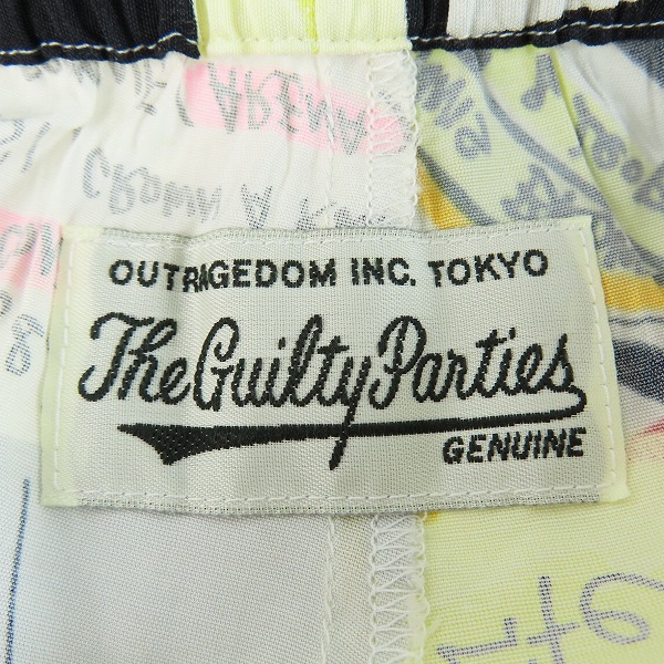 実際に弊社で買取させて頂いたWACKO MARIA/ワコマリア GUILTY PARTIES/ギルティパーティズ 総柄 アロハシャツ/ハーフパンツ/セットアップ/L/Mの画像 3枚目