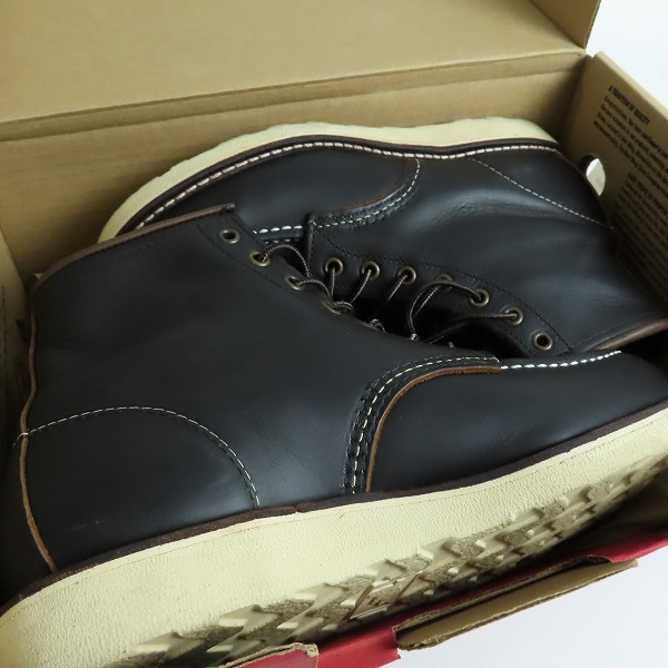 実際に弊社で買取させて頂いたRED WING/レッドウィング 6inch CLASSIC MOC TOE/6インチ モックトゥ クラシック ワークブーツ 8849/8Dの画像 7枚目