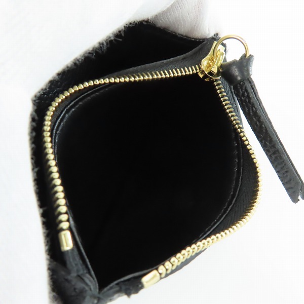 実際に弊社で買取させて頂いたLOUIS VUITTON/ルイヴィトン  ポルトモネ・ロザリ ノワール カードコインケース M81455の画像 5枚目