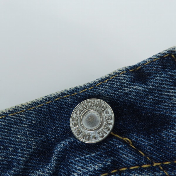 実際に弊社で買取させて頂いたDENIME/ドゥニーム XX セルビッチストレートデニム 革パッチ 50-12-0075/W31の画像 6枚目