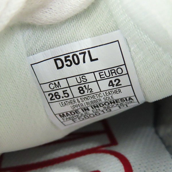 実際に弊社で買取させて頂いたOnitsuka Tiger/オニツカタイガー MEXICO 66 メキシコ66 スニーカー D507L 0152 26.5の画像 5枚目