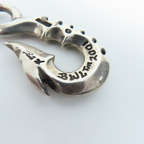 実際に弊社で買取させて頂いたBWL/ビルウォールレザー フィッシュフックペンダントトップ ラージベイル の画像 5枚目