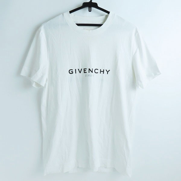 実際に弊社で買取させて頂いたGIVENCHY/ジバンシィ リバースロゴ  スリム  Tシャツ BM71653Y6B/XS 