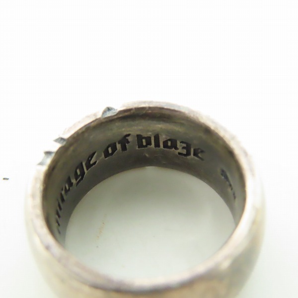 実際に弊社で買取させて頂いたBloody Mary/ブラッディマリー Mirage of blaze ゴシッククロス リング/14.5号の画像 7枚目