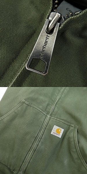 実際に弊社で買取させて頂いたCarhartt/カーハート ACTIVE JACKET/アクティブジャケット フーディ/Lの画像 7枚目