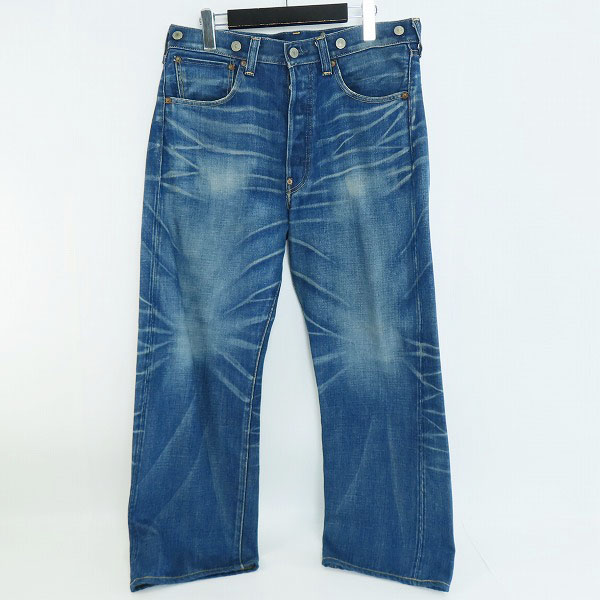 実際に弊社で買取させて頂いたLevi's/リーバイス LVC 33501-0015 501XX 100本 青山店限定 デニムパンツ W36