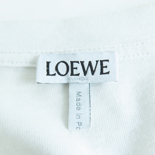 実際に弊社で買取させて頂いたLOEWE/ロエベ 23ss フラワーパッチ プリント 刺繍 Tシャツ/Mの画像 2枚目