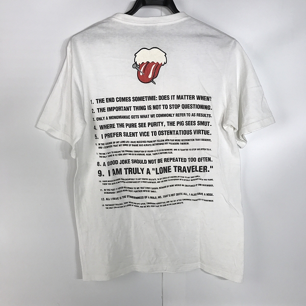 実際に弊社で買取させて頂いたNUMBER (N)INE/ナンバーナイン ベロ ストーンズ ダメージ加工 半袖Tシャツ  3の画像 1枚目