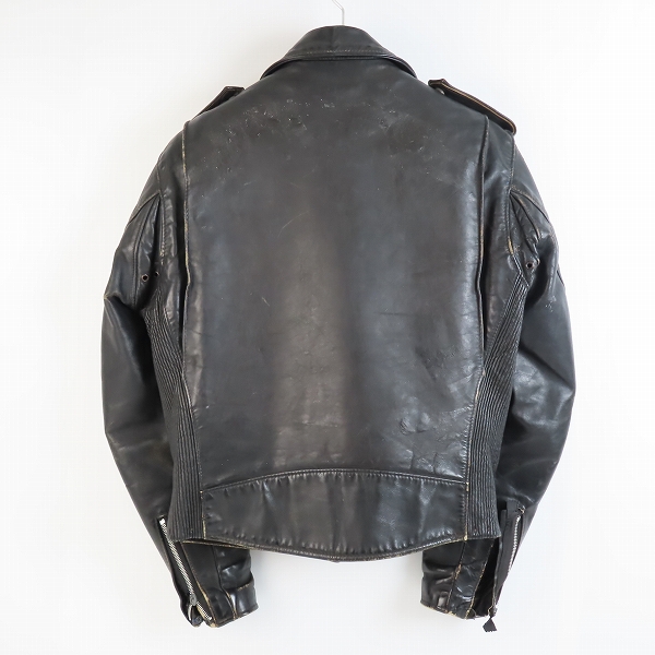 実際に弊社で買取させて頂いた【難有り】HARLEY DAVIDSON/ハーレーダビッドソン ボアライナー付き ダブルライダースジャケット/38の画像 1枚目