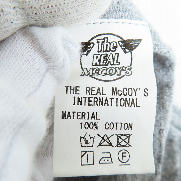 実際に弊社で買取させて頂いたTHE REAL McCOY'S/リアルマッコイズ AMERICAN ATHLETIC 長袖 Tシャツ Mの画像 3枚目
