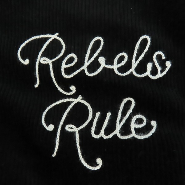 実際に弊社で買取させて頂いたCALEE/キャリー EMBROIDERY CORDUROY AWARD TYPE JACKET コーデュロイ アワードジャケット CL-23AW059 Mの画像 4枚目