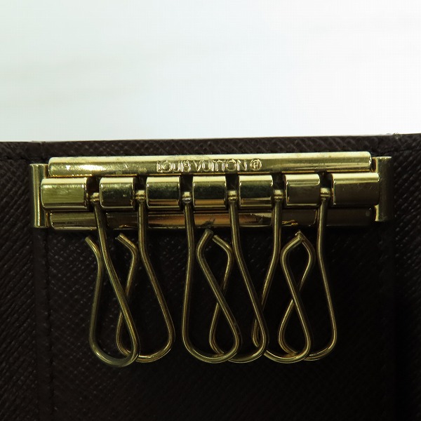 実際に弊社で買取させて頂いたLOUIS VUITTON/ルイ・ヴィトン ミュルティクレ6 ダミエ 6連 キーケース N62630の画像 5枚目