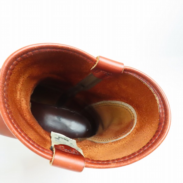 実際に弊社で買取させて頂いたRED WING/レッドウィング 羽タグ PECOS BOOTS/ペコスブーツ 8866 7.5Eの画像 4枚目