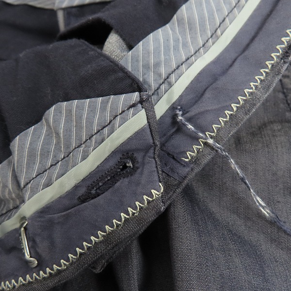 実際に弊社で買取させて頂いたC.P.COMPANY/シーピーカンパニー ダークネイビー系 スラックス /50の画像 7枚目