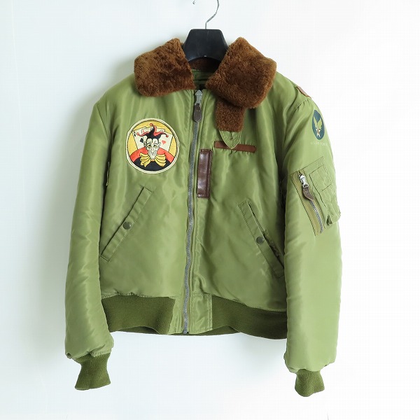 実際に弊社で買取させて頂いたBUZZ RICKSON'S/バズリクソンズ カスタム B15-C フライトジャケット M13258/40