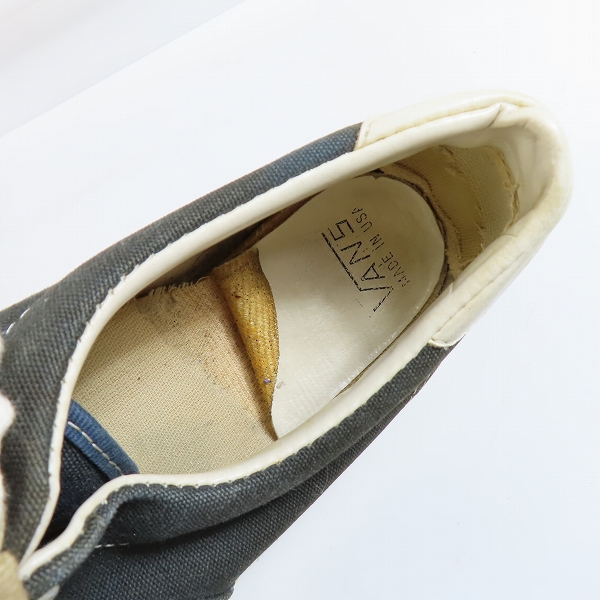 実際に弊社で買取させて頂いた【観賞用】VANS/バンズ VANDOREN 70s-80s ヴィンテージ スニーカー/8の画像 4枚目