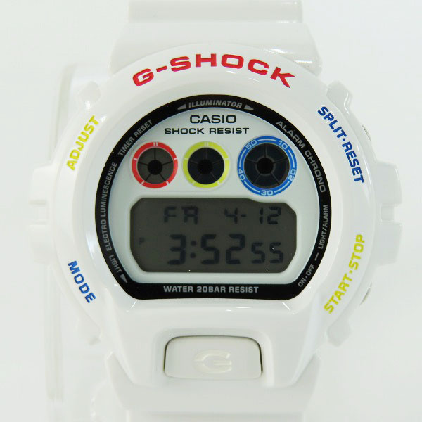 実際に弊社で買取させて頂いたG-SHOCK×メディコムトイ 限定コラボ 30周年記念 BE@RBRICK/ベアブリック ホワイト DW-6900MT-7JR