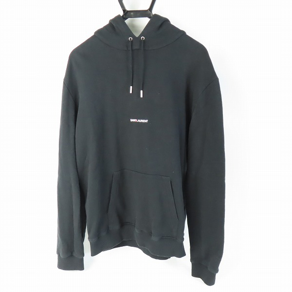 実際に弊社で買取させて頂いた【JPタグ】SAINT LAURENT PARIS/サンローランパリ プルオーバーパーカー ブラック/TT09 464581 YB2PG 1000/M