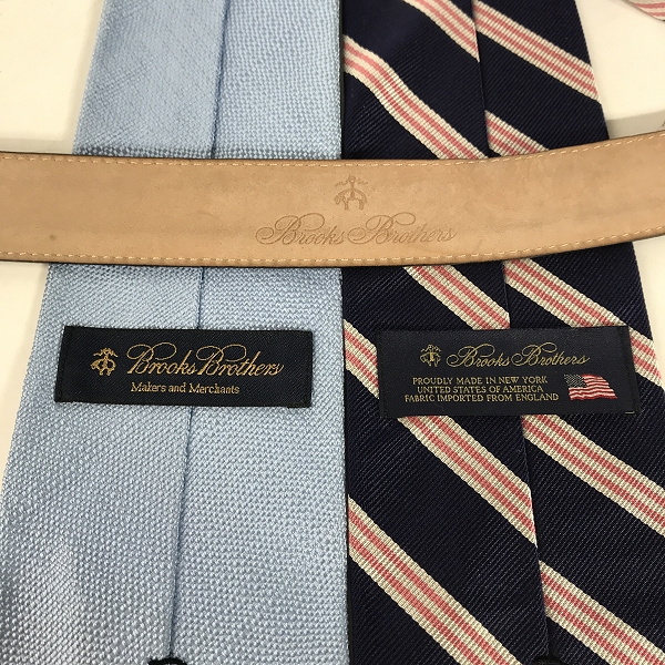 実際に弊社で買取させて頂いた【おまとめ】BROOKS BROTHERS/ブルックスブラザーズ ネクタイ/ベルトの画像 1枚目