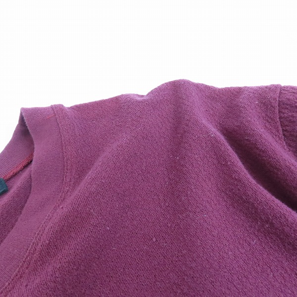 実際に弊社で買取させて頂いたJULIUS/ユリウス 18FW バーガンディー Tシャツ カットソー/1の画像 6枚目