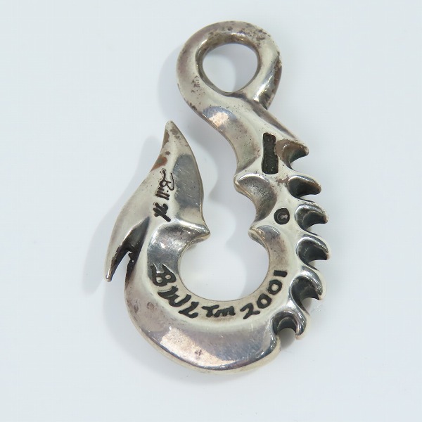 実際に弊社で買取させて頂いたBWL/ビルウォールレザー フィッシュフックペンダントトップ ラージベイル の画像 2枚目