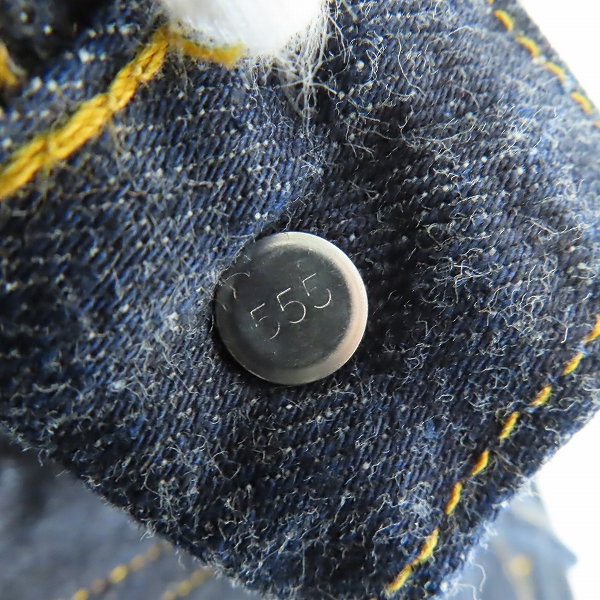 実際に弊社で買取させて頂いたLEVI'S/リーバイス 201XX 刻印555 バレンシア工場 BIGE ビッグE 1998年製 デニムパンツ ジーンズ W34L36の画像 4枚目