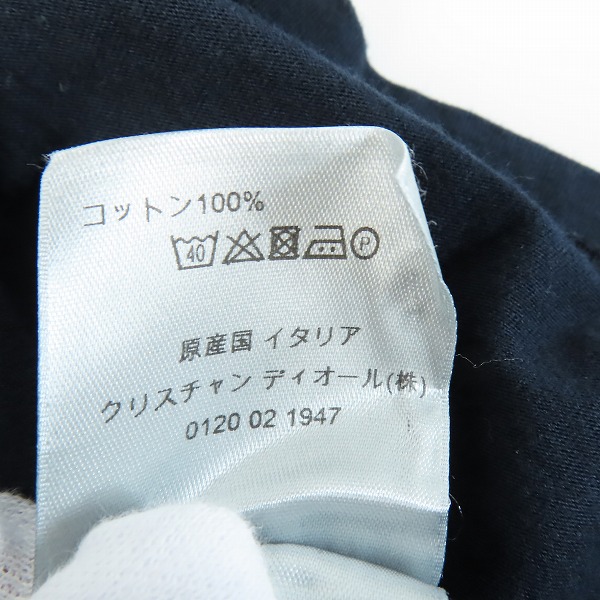 実際に弊社で買取させて頂いた【JPタグ】DIOR homme/ディオールオム  BEE/ビー/蜂刺繍 半袖Tシャツ 733J603B0446/Mの画像 5枚目