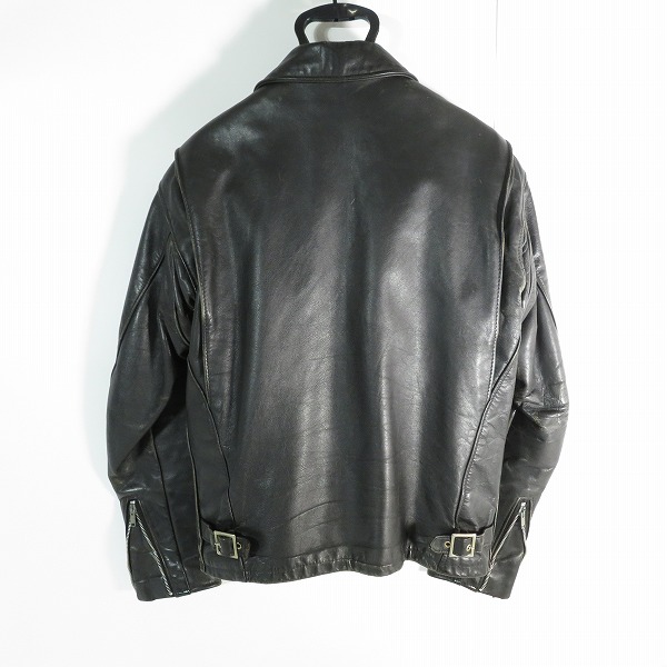 実際に弊社で買取させて頂いたSCHOTT/ショット シングル レザー ライダースジャケット/ライナー付き/38の画像 1枚目